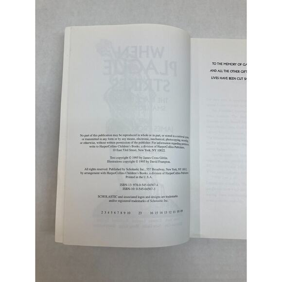 When Plague Strikes by James Giblin 1995 Paperback Scholastic Ex-Library - Picture 9 of 12